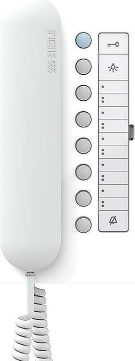 Actual product image Siedle S. & Soehne Comfort bus telephone white-hgl/black BTC 850-02 WH/