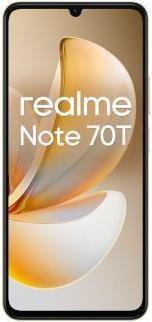 Actual product image realme 70T (256 GB, Beach Gold, 6.74", 4G)