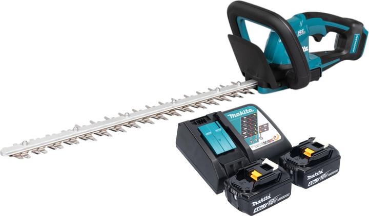 Produktbild Makita DUH 506 RM2 Akku Heckenschere 18 V 50 cm Brushless + 2x Akku 4,0 Ah + Ladegerät (Akkubetrieb)