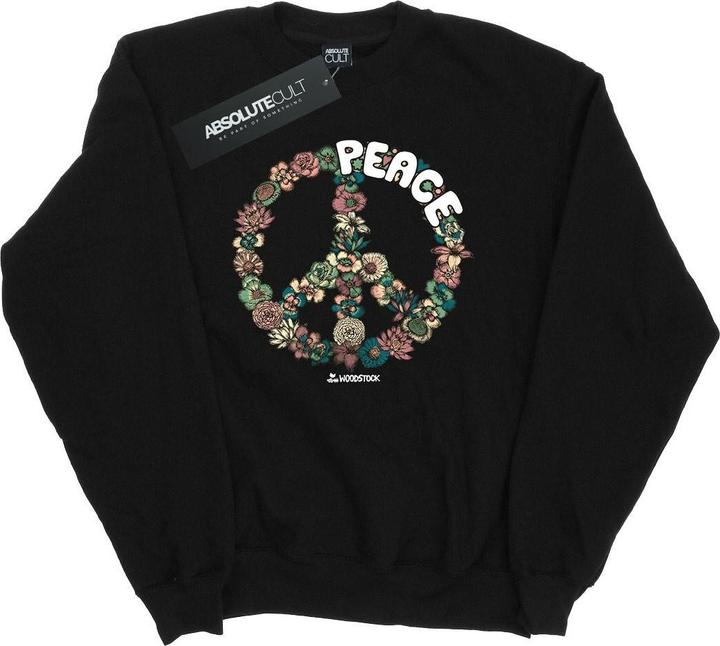 Woodstock Floral Peace Sweatshirt (XXL)