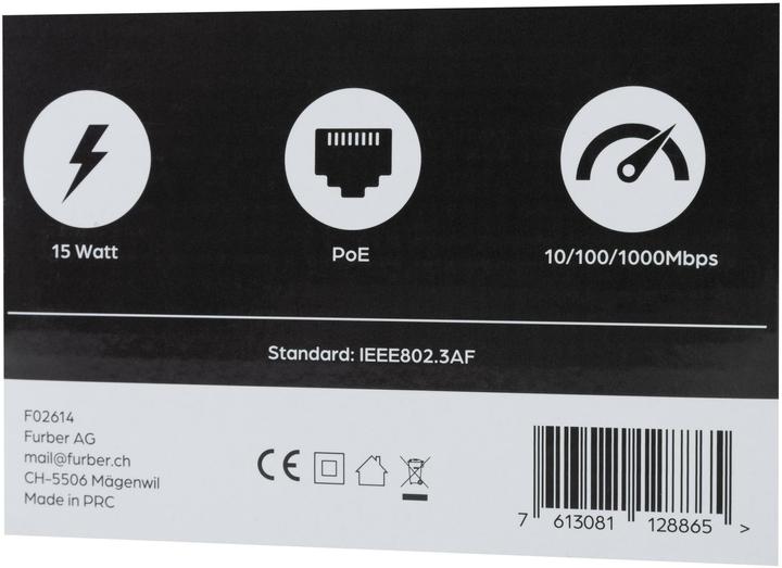 Image du produit Onit Injecteur PoE 15 W (802.3af (PoE), 15 W)