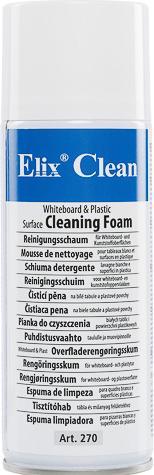 Elix 270400 FOAM CLEANER 400ML voor whiteboards en kunststof oppervlakken.