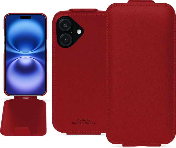 Actual product image Noreve Vertical leather shell (Apple iPhone 16)