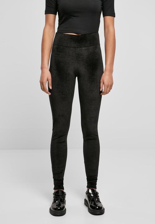 Actual product image Urban Classics Ladies High Waist Velvet Leggings (XXL)