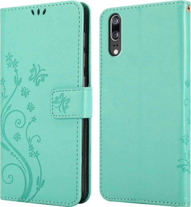 Actual product image Cadorabo Flower Book Cover (Huawei P20)