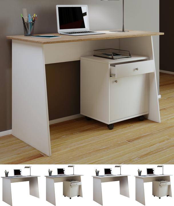 Immagine prodotto VCM Scrivania in legno Tavolo per computer Masola Maxi (110 x 50 x 74 cm)
