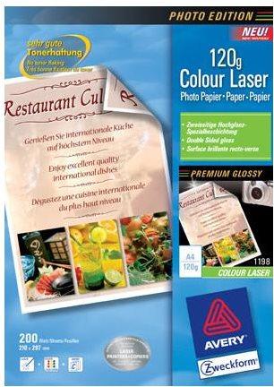 Produktbild Avery Colour Laser (120 g/m², A4, 200 x)