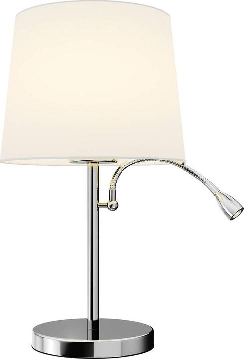 Lindby Benjiro Tischleuchte White/Chrome (240 lm, E27)