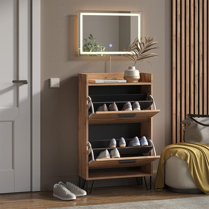 Actual product image Vichy Wardrobe Amber, Oak Wotan, 59.8 x 100 cm 2 parts