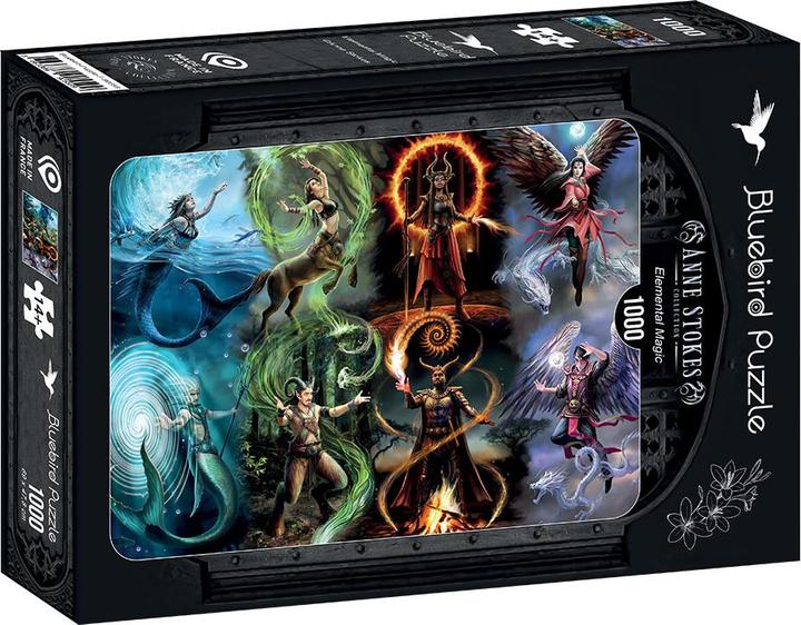 Actual product image Bluebird Puzzle 1000 pieces Anne Stokes - Elemental Magic (1000 pieces)