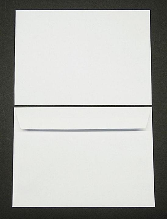 Actual product image Blanke Envelopes PlanoJet C5 100g/sqm adhesive PU=500 pieces bright white (162 x 229 mm, 500 x)
