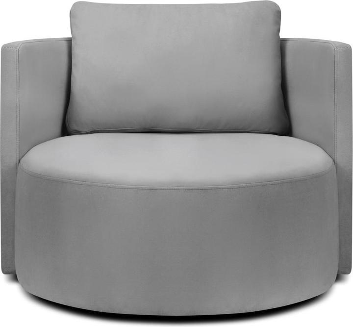Image du produit Micadoni Fauteuil Pivotant en Velours, "Bliss", 1 Place, 92x92x75 Fabriqué en Europe