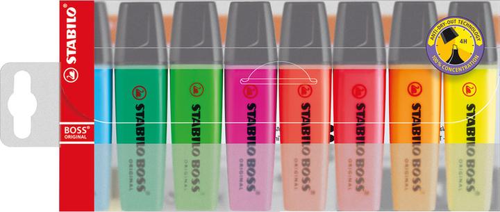 Actual product image STABILO Boss Original (Assorted, 5 mm, 8 x)