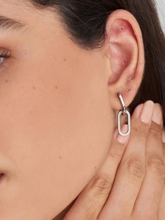 Immagine prodotto Ania Haie Orecchini Rope Oval Drop 925 Sterling Silver (Argento 925)