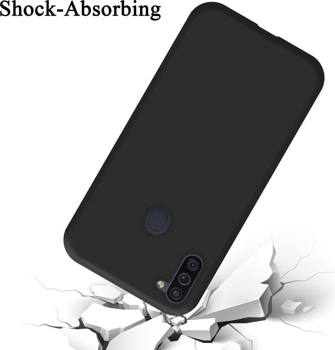 Actual product image Cadorabo TPU Liquid Silicone Case Cover (Samsung Galaxy M11, Samsung Galaxy A11)