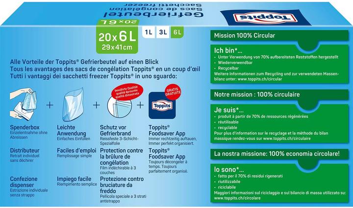 Productafbeelding Toppits Diepvrieszakken (20 x)