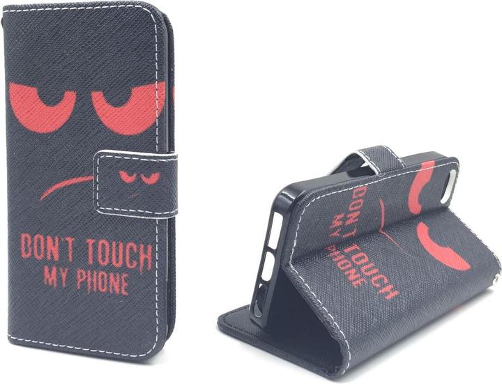 Produktbild König Design Schutz Handy Hülle für Apple iPhone 5 / 5s / SE Case Cover Tasche Wallet Etui (Apple iPhone 5)