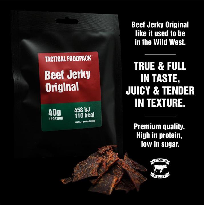Produktbild Tactical Foodpack Beef Jerky Original (40 g)