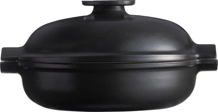 Emile Henry DELIGHT Bratentopf + Deckel 2.5L (Bräter + Schmortopf, Keramik)