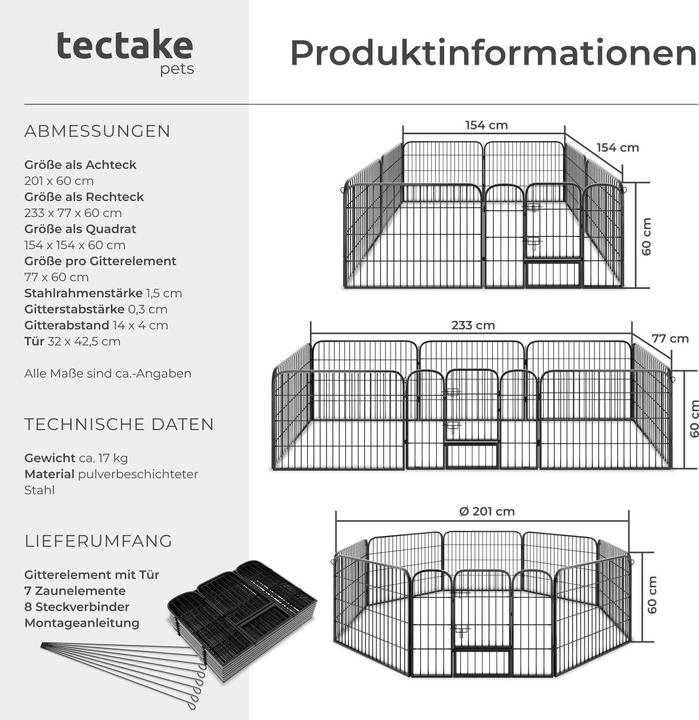 Actual product image tectake Puppy run