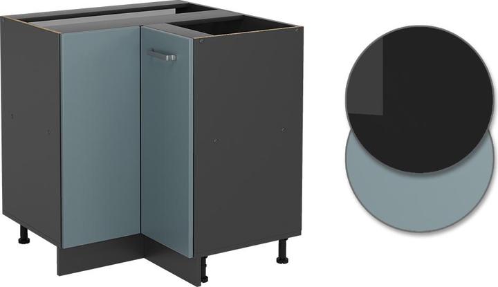Actual product image Vicco Eckunterschrank R-Line (75.5 x 46 x 81.5 cm)
