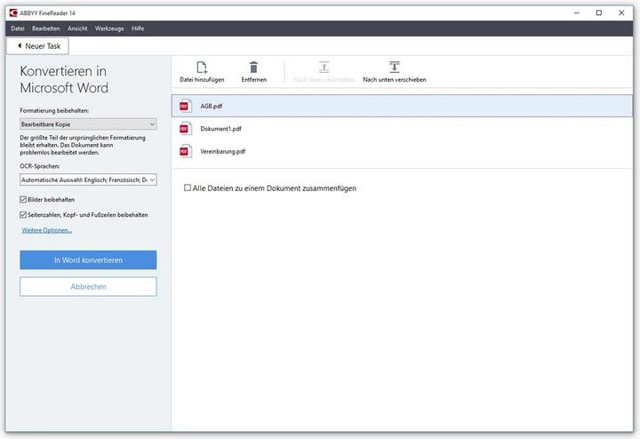 Produktbild Abbyy FineReader 14 Standard (1 User, unbegrenzt)