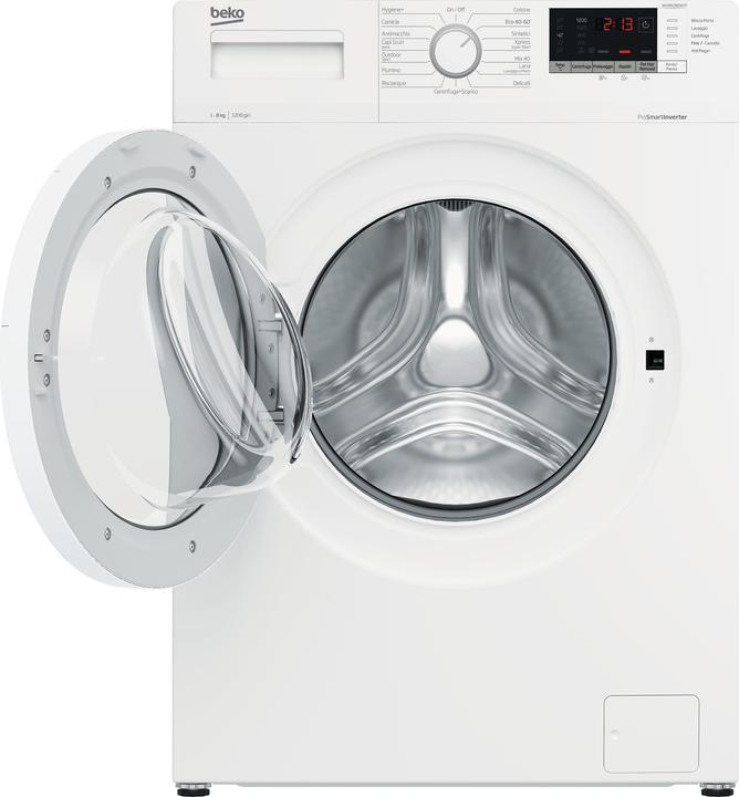 Actual product image Beko WUX81282WI/IT (8 kg, Left)