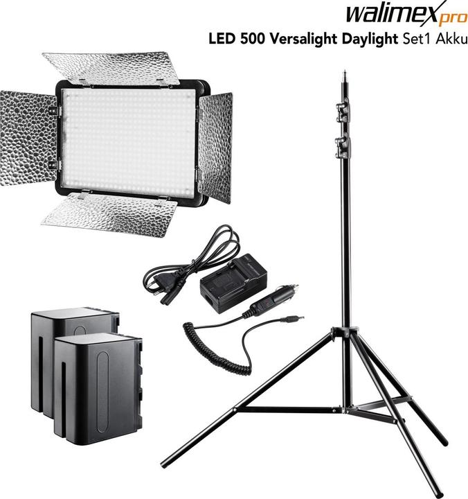 Produktbild Walimex Tageslicht Set1 A (Videoleuchte, Studioleuchte, Flächenleuchte)