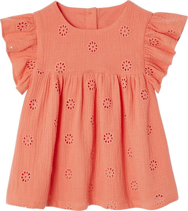 Produktbild Vertbaudet Mädchen Bluse aus besticktem Musselin (128)