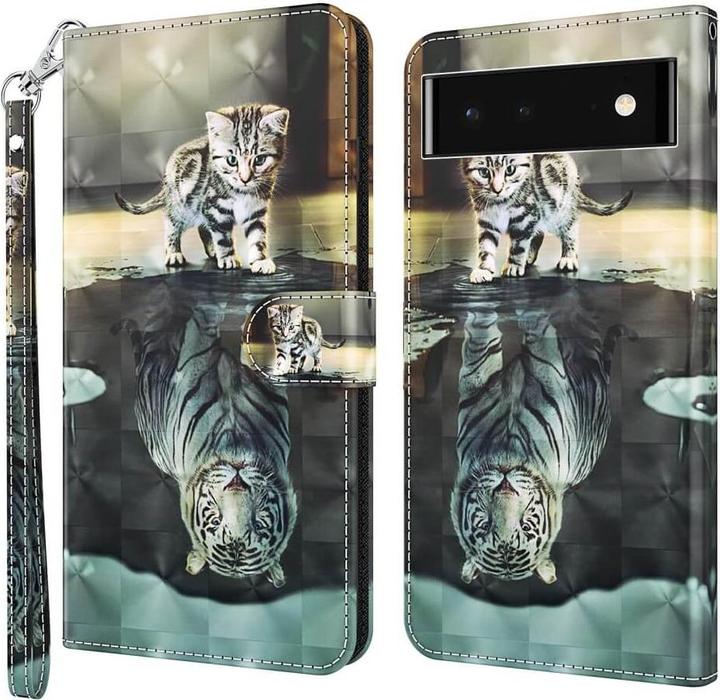 Cover-Discount Google Pixel 7 - Case Gloss Effect Cat (Google Pixel 7)