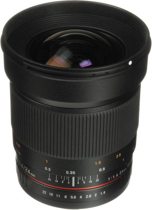 Actual product image Samyang 24mm F1.4 Sony A-mount (Sony A, APS-C / DX)