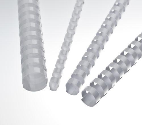 Produktbild Renz Plastik-Binderücken A4 100 Stk. - Ring Ø 14 mm, weiss