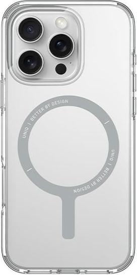 Actual product image Uniq case Clario iPhone 16 Pro Max 6.9" Magclick Charging przeźroczysty/lucent clear (Apple iPhone 16 Pro Max)