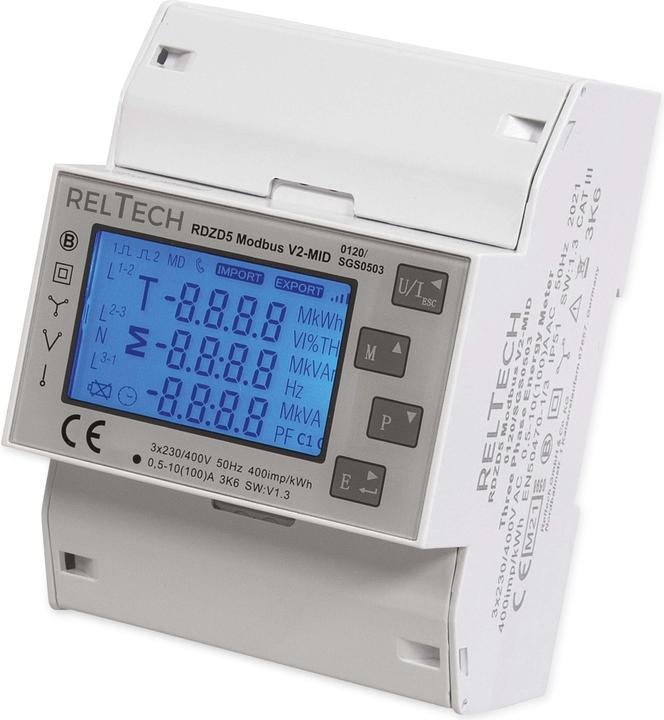 Immagine prodotto Reltech Misuratore di corrente rotativo RDZD5-MID, 100A MODbus