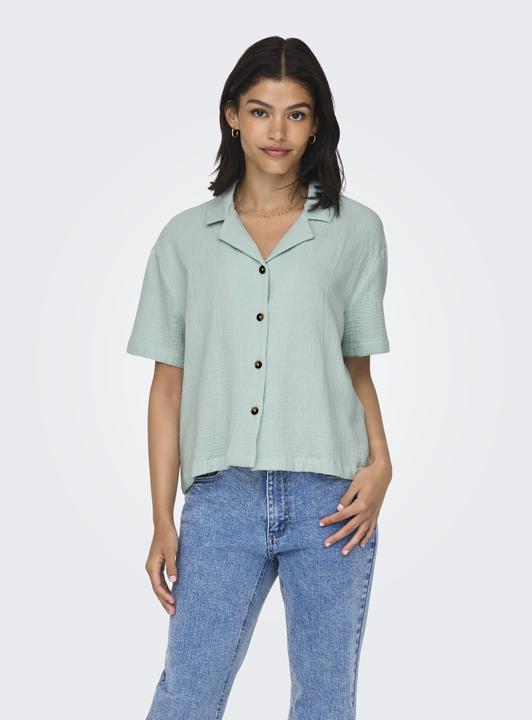 Produktbild JdY Locker geschnitten Resort Kragen Tief angesetzte Schulter Hemd Hemd (XL)