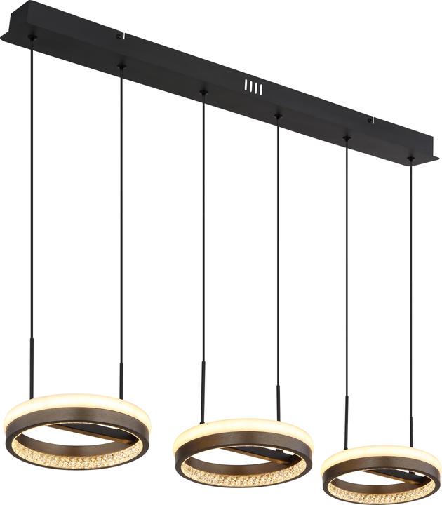 Immagine prodotto Globo Lampada a sospensione in metallo nero opaco, 1xled