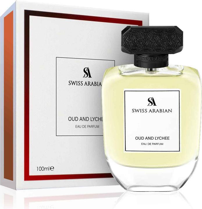 Actual product image Swiss Arabian Oud and Lychee by Unisex 3.4 Oz EDP Spray (Eau de parfum, 100 ml)