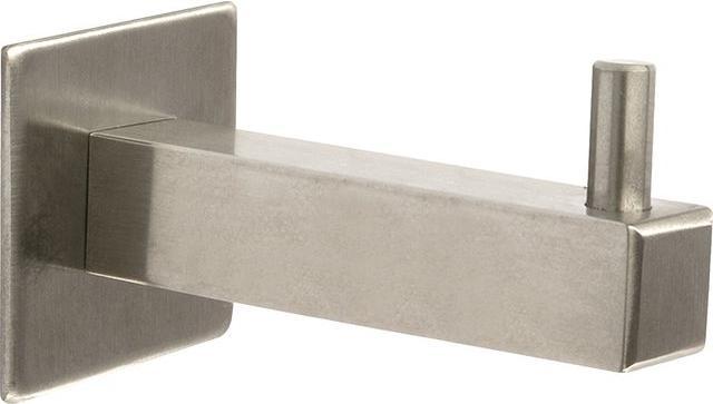 Produktbild Haken eckig Rosette 35mm Edelstahl matt Ausladung 62mm