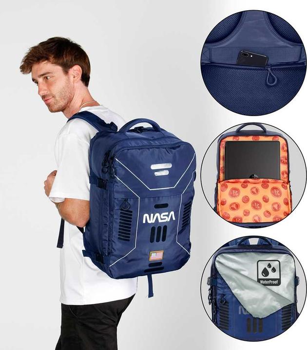 Produktbild Karactermania Large Mercury Travel Backpack 47x23x33cm Spaceship