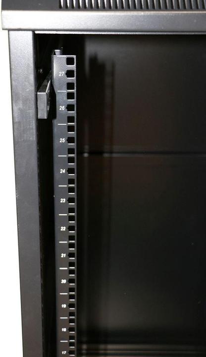 Produktbild Extralink 27U 1000mm floor cabinet black (27 HE, 19 Zoll Rack)