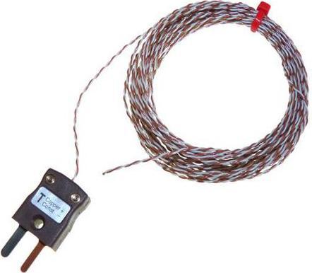 Produktbild Rs Pro PTFE Thermoelement Typ T, Ø 1/0.2mm x 3m -75°C  +260°C