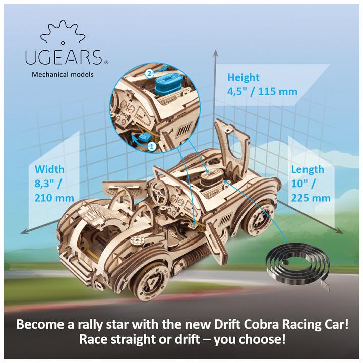 Produktbild Ugears Cobra Drift Rennwagen