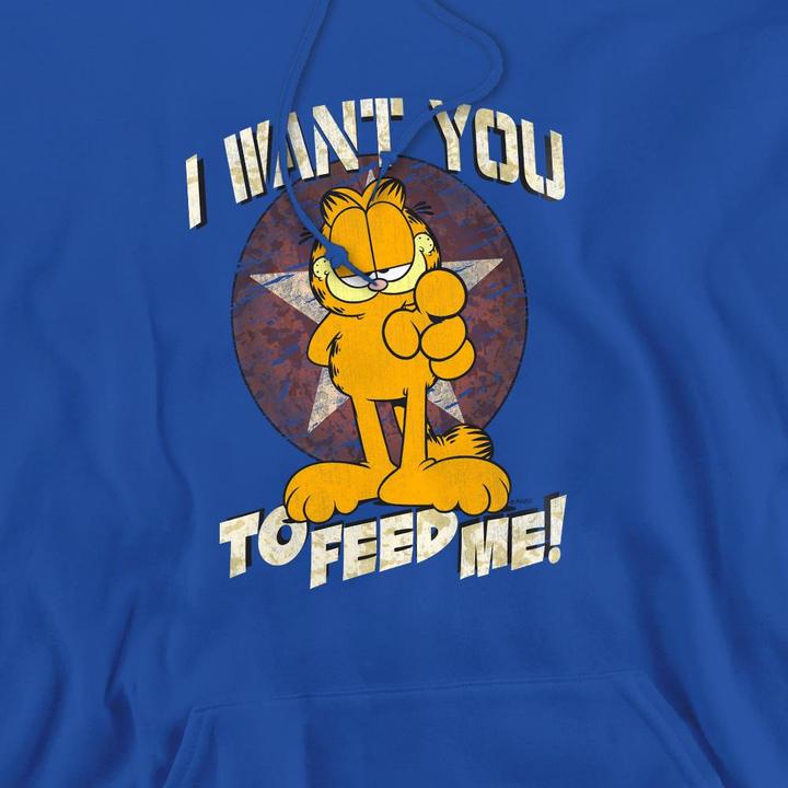 Immagine prodotto Garfield I Want You Felpa con Cappuccio Uomo (S)