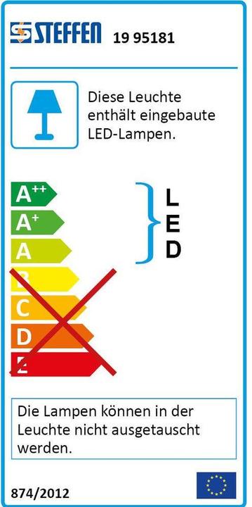 Label énergétique Steffen Feu de travail (3825 lm)