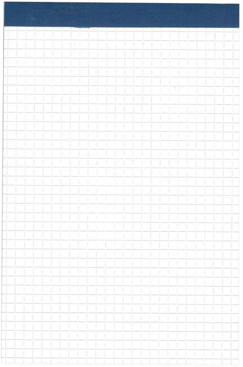 Actual product image Office Focus focus notepad 65 g/m², detail colour: blue (A6, Checked, No binding)