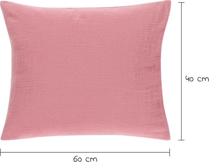 Produktbild Alvi Babybettwäsche & Bettsets Bettwäsche Mull mit Knopf 100 x 135 cm - Fox Glove (100 x 135 cm, 40 x 60 cm)