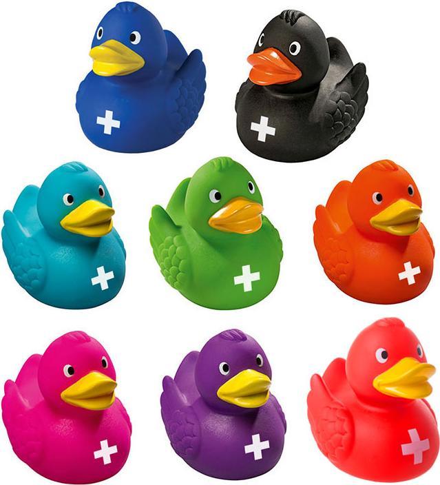 Image du produit TopSpirit Canard en caoutchouc avec croix suisse (version jaune)