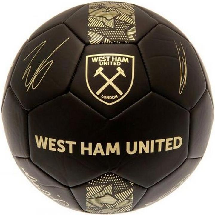 West Ham United FC Phantom Fussball mit Unterschriften (5)