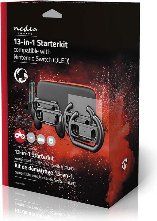 Image du produit Nedis Kit de démarrage pour le jeu | Compatible avec : Nintendo Switch (OLED) | 13 en 1 (Switch)