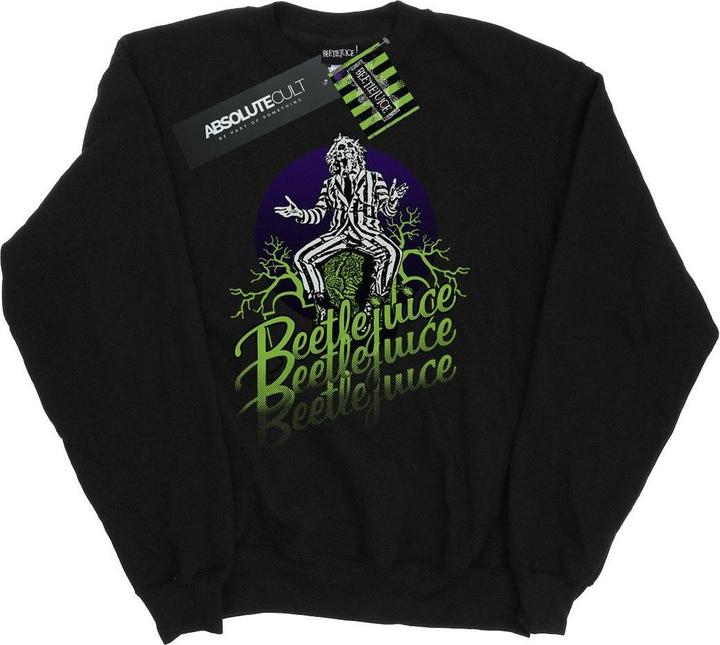 Produktbild Beetlejuice Faded Pose Baumwoll Sweatshirt (L)